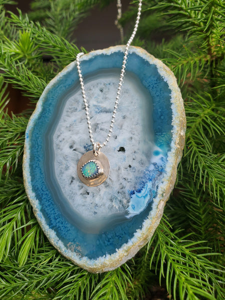 Opal Sacred Circle Necklace