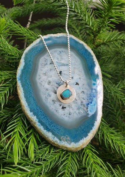 Opal Sacred Circle Necklace