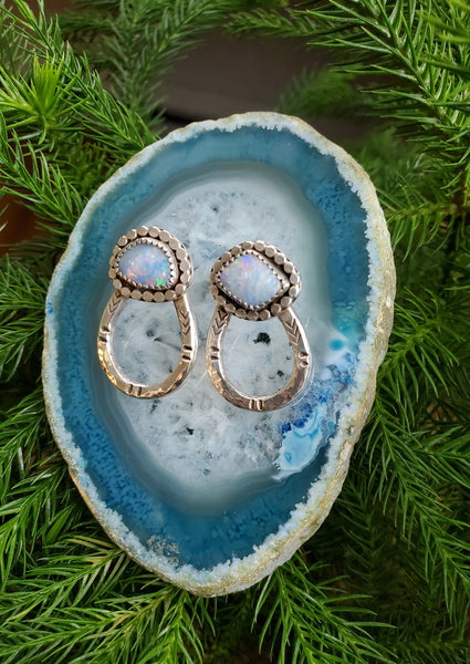 Coober Pedy Opal Statement Studs