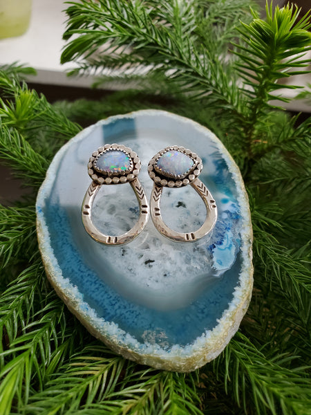 Coober Pedy Opal Statement Studs