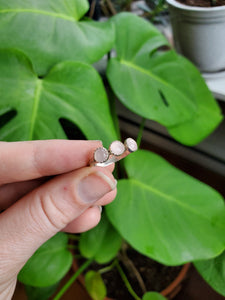 Rose Quartz Ring Size 6.0