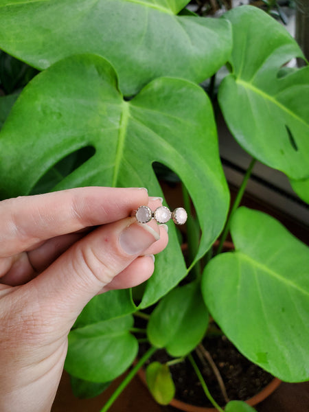 Rose Quartz Ring Size 6.0