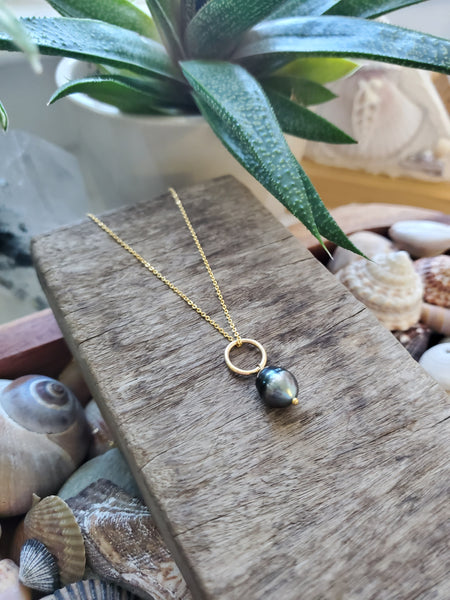 Golden Pearl Drop - Tahitian