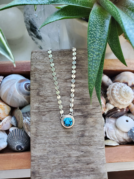 Kingman Turquoise Nugget Choker