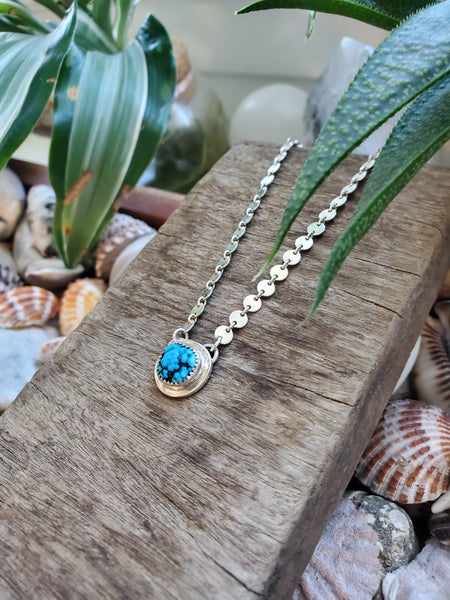 Kingman Turquoise Nugget Choker