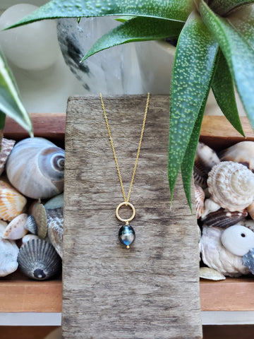 Golden Pearl Drop - Tahitian