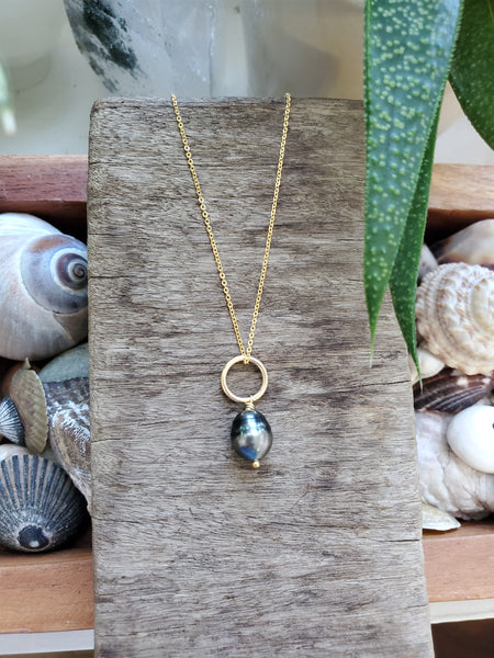 Golden Pearl Drop - Tahitian