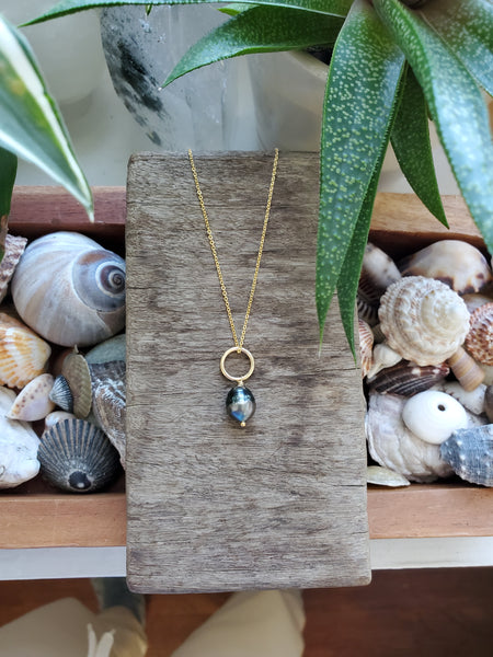 Golden Pearl Drop - Tahitian