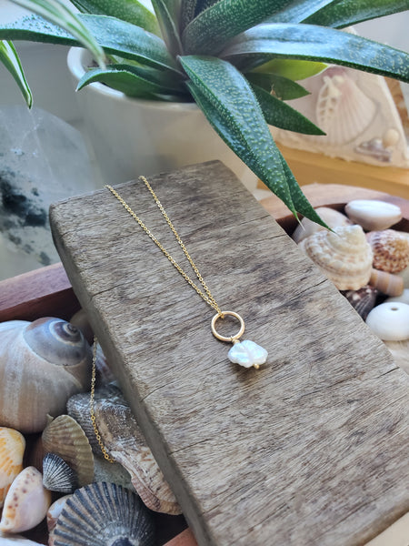 Golden Pearl Drop - Irregular