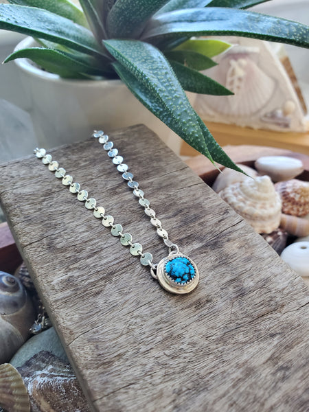 Kingman Turquoise Nugget Choker